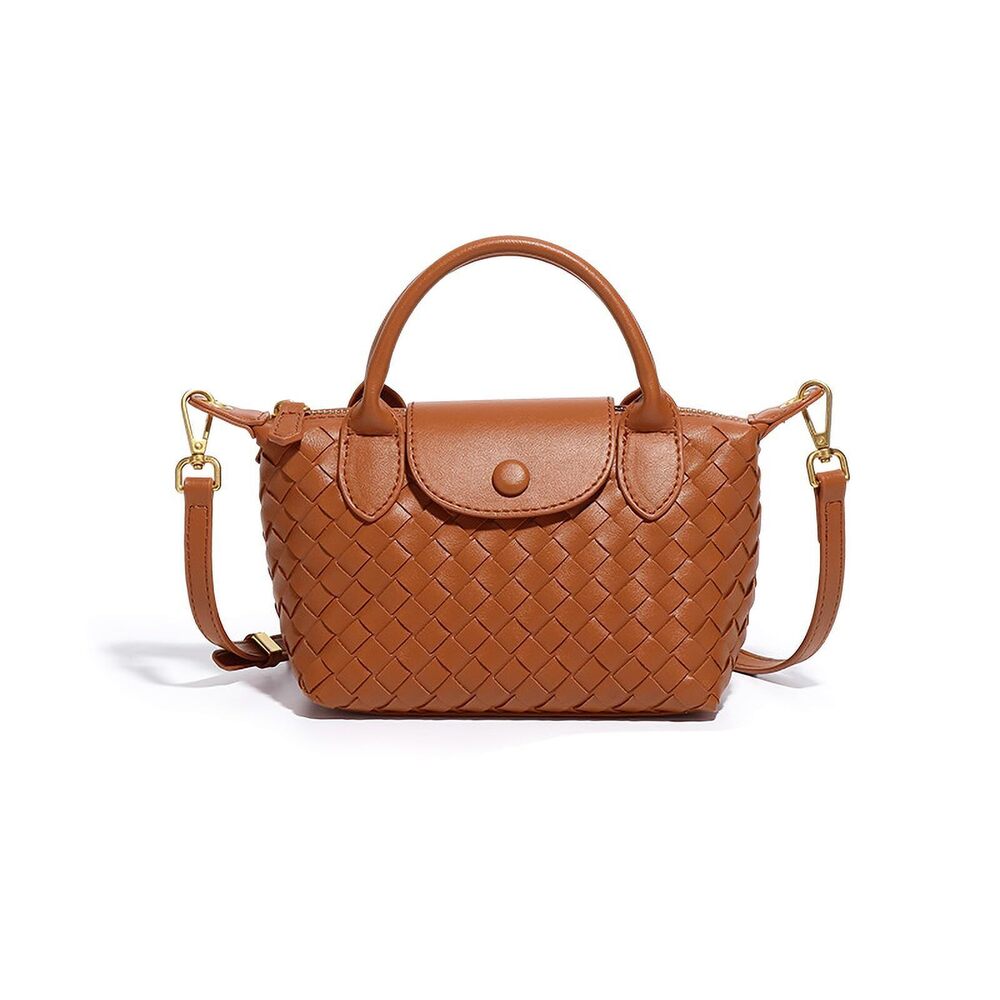 4625 Mini Small Size Braided Luxury Leather top Handle Handbag Fashion